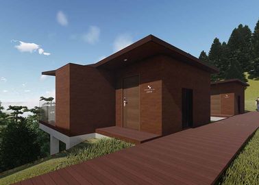 Casas modulares expansíveis luxuosas dignos de projeto de engenharia da casa da casa pré-fabricada