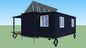 Casa moderna Nova Zelândia do recipiente, casa minúscula expansível com fora de sistema solar da grade