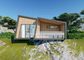 Casas modulares dos jogos da casa da casa pré-fabricada/duplex luxuoso de madeira cinzento com banheiro